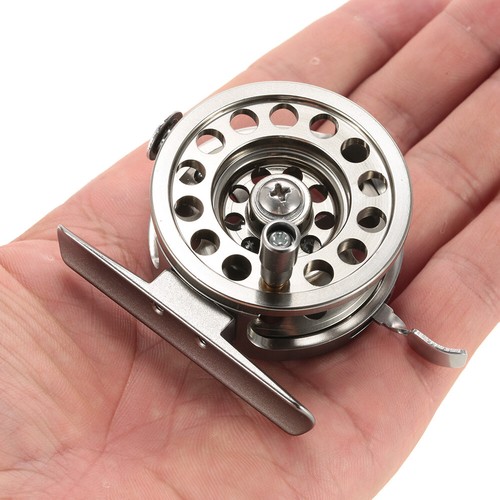 Gear ratio 1:1 Fly Fishing Reel Aluminum Alloy Fly Reel Smooth Ice Fishing Reel - Picture 10 of 25