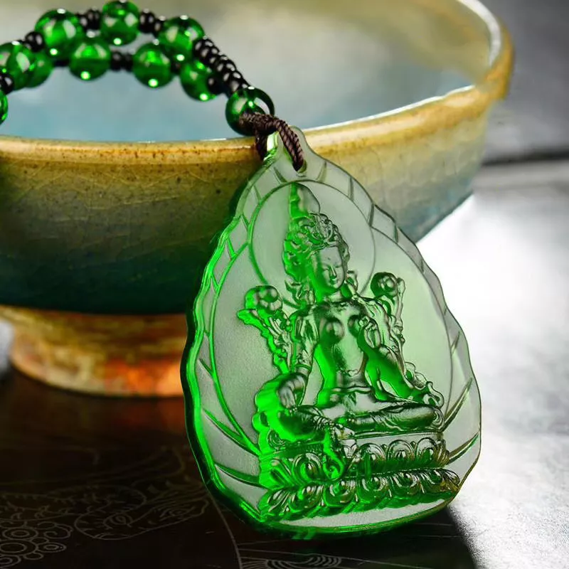 Green tara necklace discount