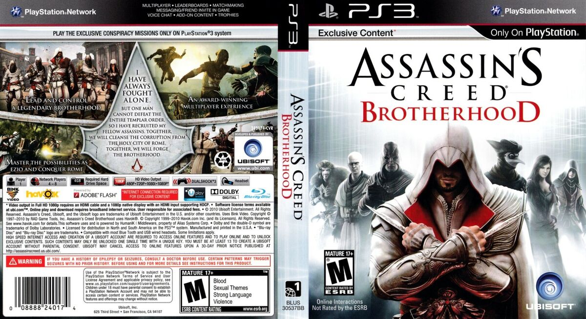 Assassin's Creed PS3 Custom Cover by shonasof on DeviantArt