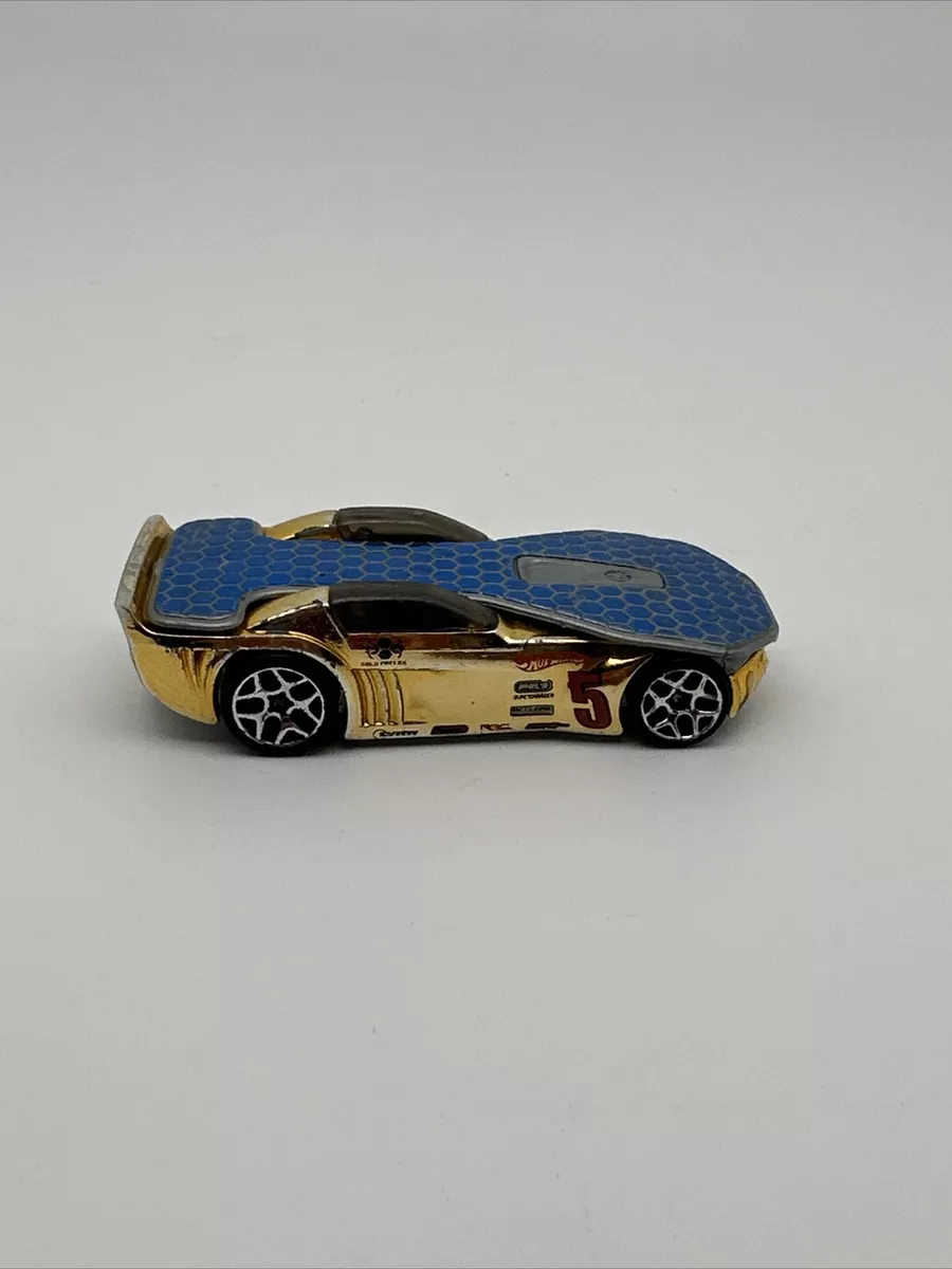 Hot Wheels Solar Reflex Gold Blue Malaysia Loose 3In .41