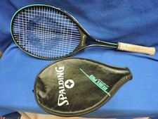 Vintage Spalding Rebel Pro Mid Size Tennis Racket/Cover