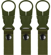3 Pack Bottle Hanging Buckle Clip Carabiner Webbing Mineral Water Bottle Holder
