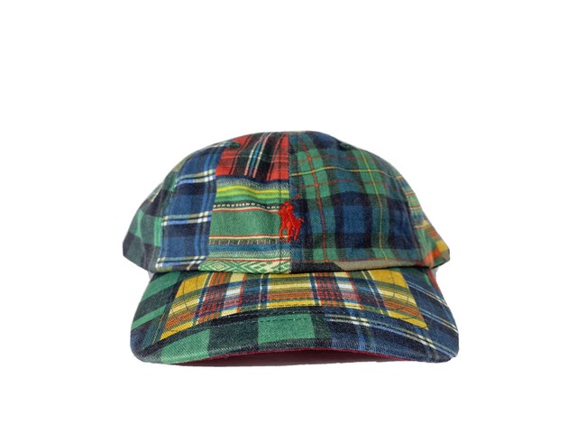 Polo Ralph Lauren Plaid Patchwork Dad Hat Cotton 6panel Cap Strapback for sale online | eBay