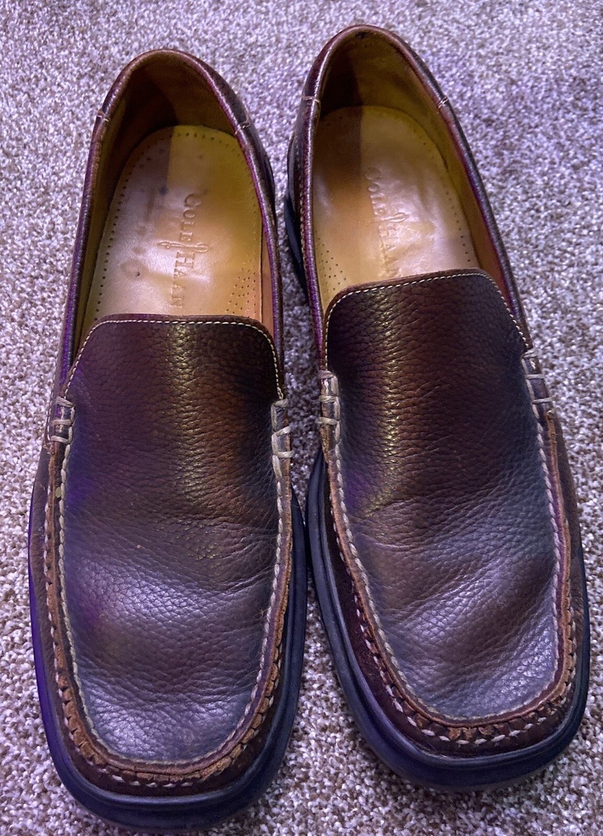 COLE HAAN Somerset Venetian Leather Driving Moccasin Shoes Men's 10 - Main Image