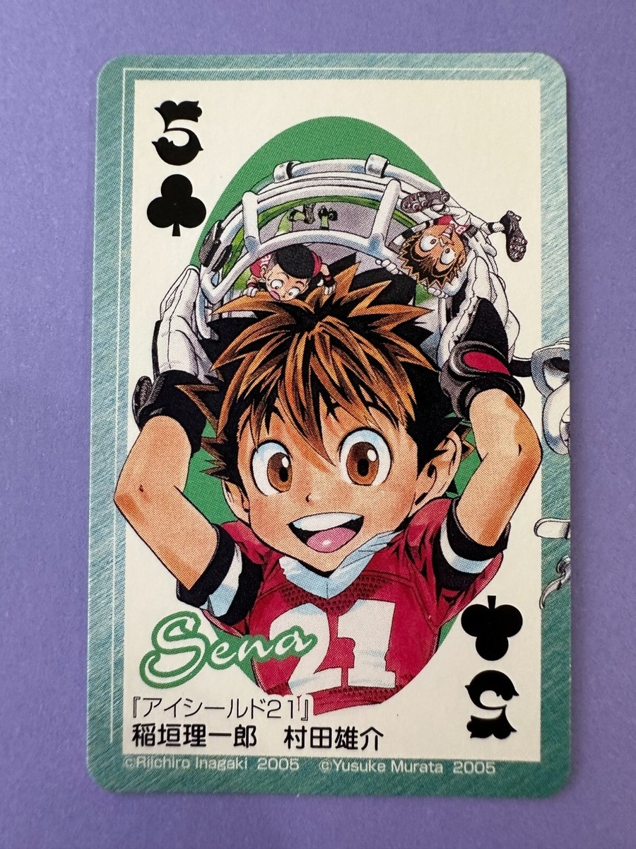 アイシールド EYESHIELD 21 Jump Playing Poker Mini card Japanese Very Rare Manga