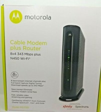 Motorola MG7315 Cable Modem plus Router, 8x4 343 Mbps  N450 Wi-Fi, DOCSIS 3.0
