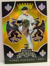 YUSEI KIKUCHI RC /10 GOLD CRUSADE PANINI CHRONICLES  BASEBALL 2019 ULTRA RARE