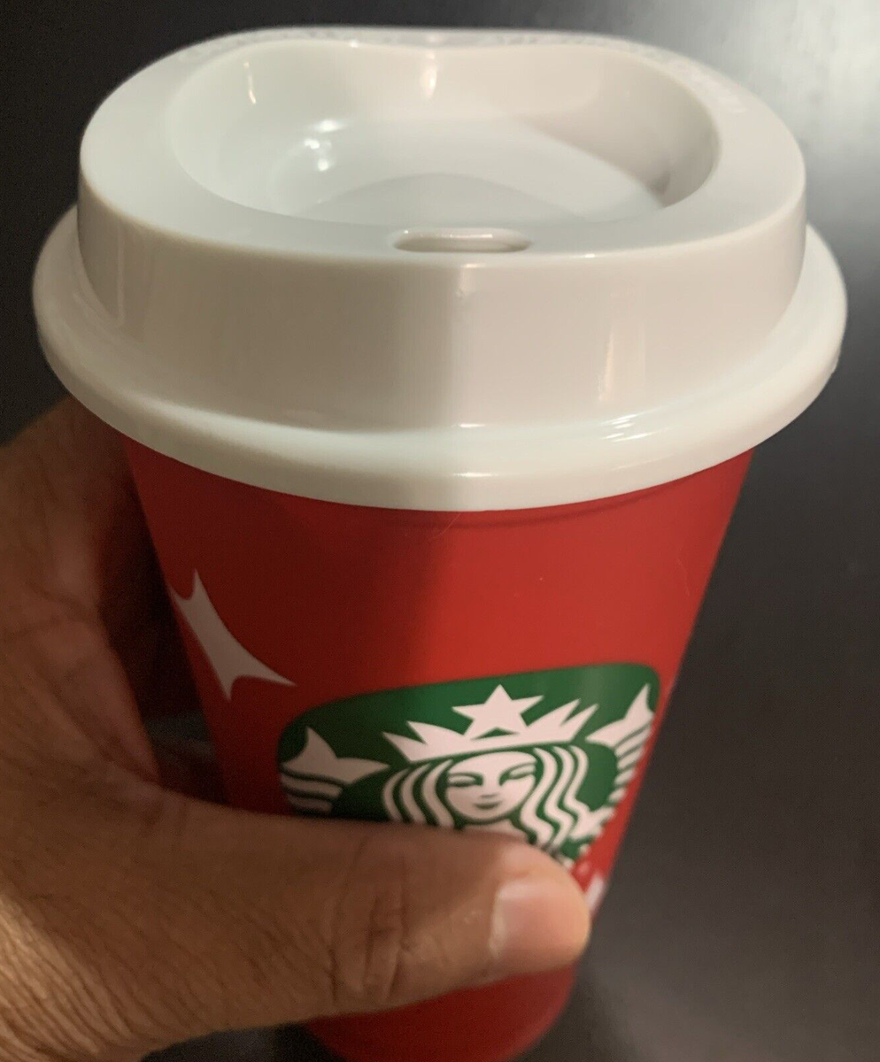 Starbucks 25 Years Red Holiday Reusable Coffee Tea Plastic Cup with Lid  16oz | eBay