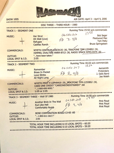 4/3/06 4 HR FLASHBACK TO TAX TIME, 1974, 1980, PSYCHEDELIC, LONELY, FB NEWS - Picture 3 of 5