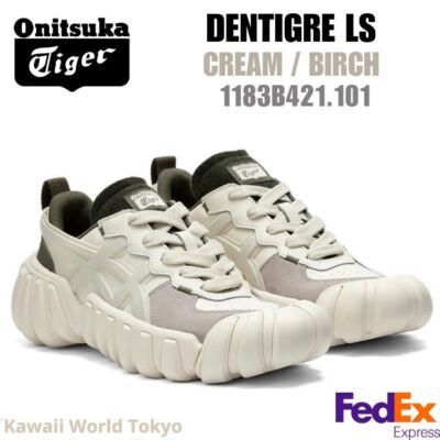 Onitsuka Tiger DENTIGRE LS CREAM/BIRCH 1183B421.101 UNISEX NEW!