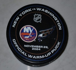 New York Islanders vs Washington Capitals 11-29-2024  Warmup Puck 