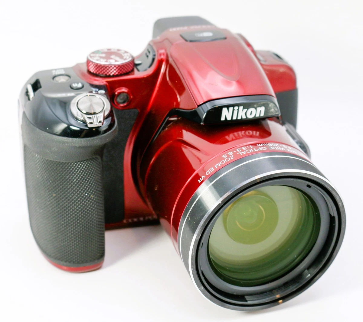 コンパクトデジタルカメラ Nikon COOLPIX P600 RED Nikon Coolpix P600 (Red) 16.1-megapixel digital camera with 60X