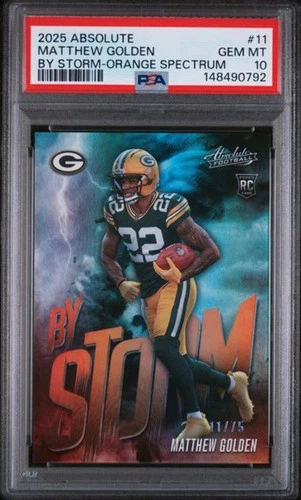 2025 Panini Absolute Matthew Golden Base (PSA 10)