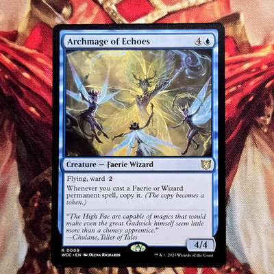 Archmage of Echoes - Wilds of Eldraine Commander - Magic the Gathering - MTG