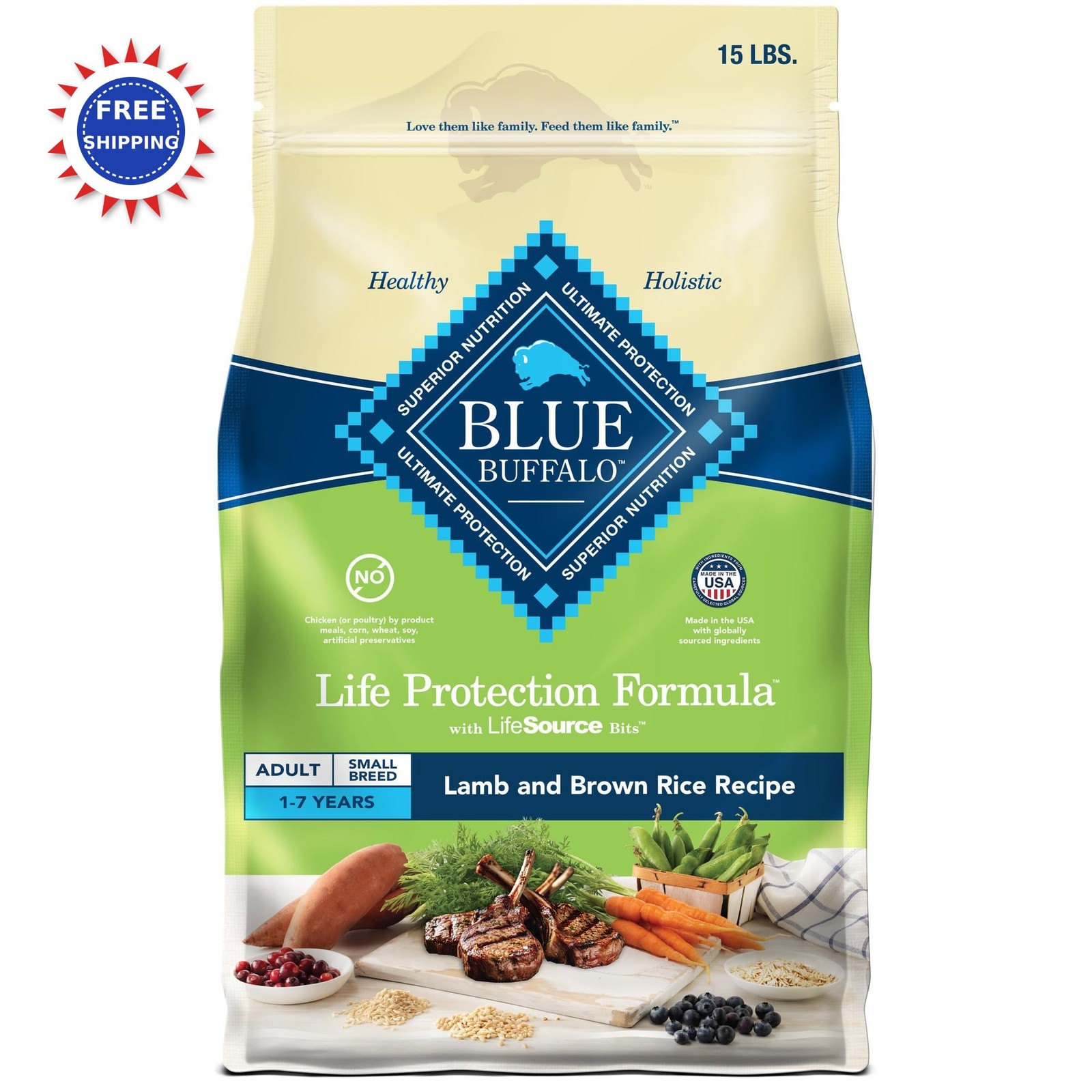 15 Pound Blue Buffalo Life Protection Formula High