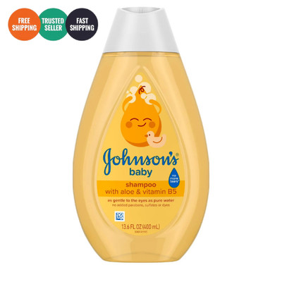 Johnson's Baby Shampoo, Tear-Free with Gentle Formula, 13.6 fl. oz