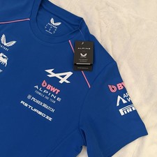 Alpine F1 2026 Official Teamwear Kit T-Shirt Tee Jersey Navy blue Pink MEDIUM