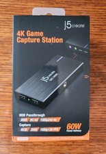 J5create 4K Game Video Capture Card Station JVA14