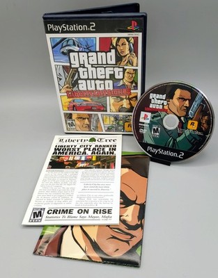 Grand Theft Auto: Liberty City Stories (PS2) Complete w/Map -24hr Shipping