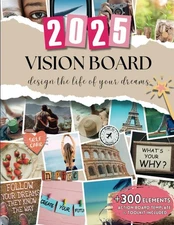 Magic Vision Board Clip Art Book: +300 Inspirational Images, PowerFull Quote...