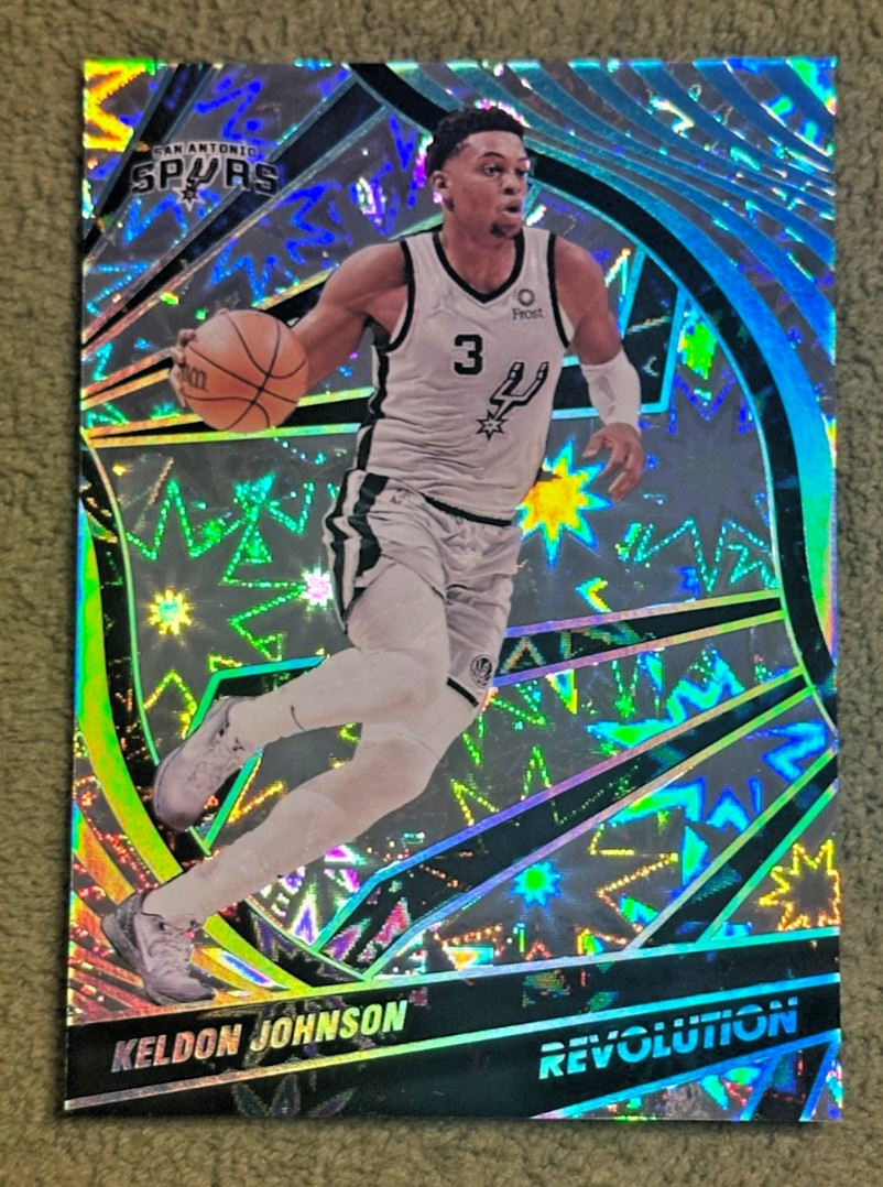 2021-22 Panini Revolution #2 Keldon Johnson Impact #/149 Spurs