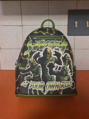 Loungefly Universal Monsters Creature From The Black Lagoon Swim Mini Backpack