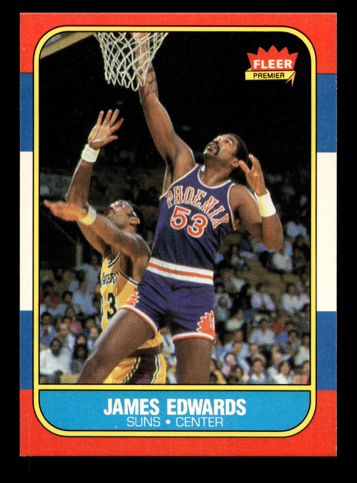 1986-87 Fleer #29 James Edwards