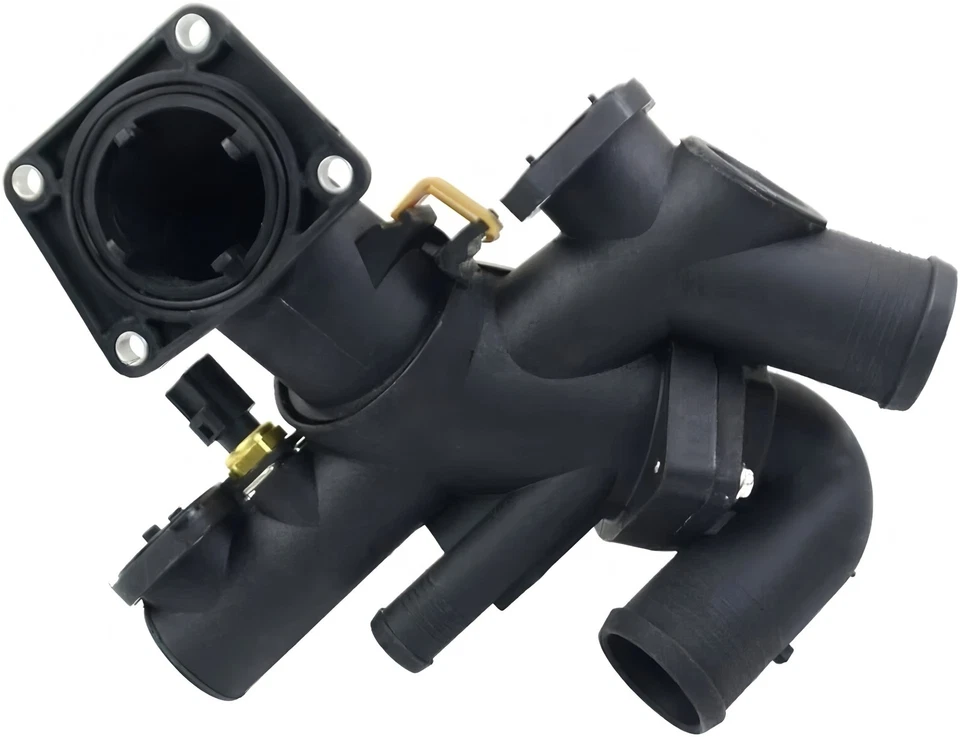 Jaguar S-type XJ8 XK8 XKR XF 4.2 V8 water outlet and thermostat housing Foto 4 de 4