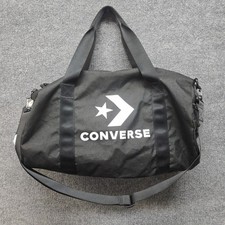 Borsone sportivo Converse grande nero palestra viaggio tracolla weekend tote tracolla zip