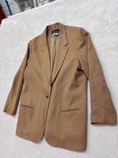 Sag Harbor Tan Blazer 100 Wool --- Size 18 --- Great Condition