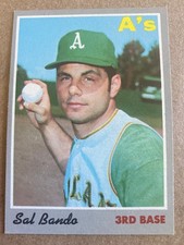 1970 Topps Baseball #120 Sal Bando NM/MT