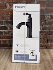 Moen Banbury 84945BL 4 inch Centerset Single Handle Bathroom Faucet Matte Black