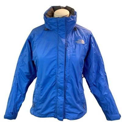 North Face HyVent Jacket Small Hooded Rain Blue