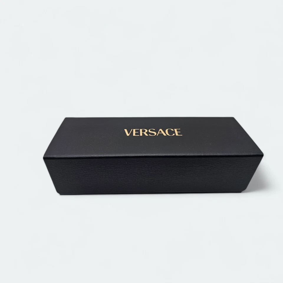 NUEVO VERSACE EDICIÓN LIMITADA NEGRO AUTÉNTICO GAFAS GAFAS GAFAS DE SOL ESTUCHE CON TELA Foto 4 de 4