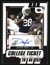 2021 Panini Contenders Draft Picks #283 Jayson Oweh Red