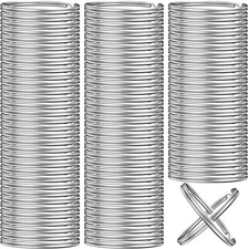 100PCS Key Rings Bulk Split Key Rings Keychain Rings and Crafts 1 Inch (25Mm)