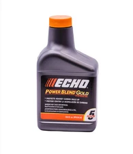 GENUINE ECHO POWER BLEND 2 STROKE OIL 12.8 BOTTLE 5 GALLON MIX