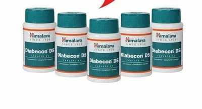 5 x Himalaya Wellness Diabecon DS 300 Tabs Reducing Blood Sugar Level