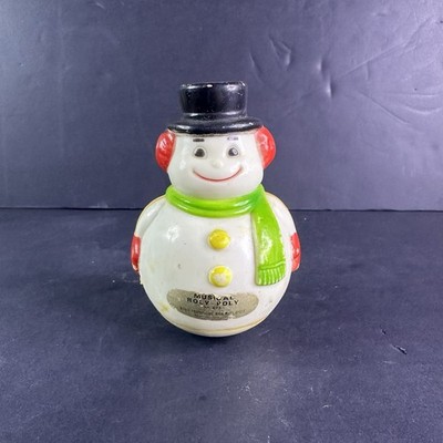 Vintage Roly Poly Snowman Musical Toy by Kiddie Products