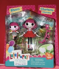 Lalaloopsy Mini SISTER SERIES CHARLOTTE & SHERRI CHARADES Invisible Pet NEW HTF