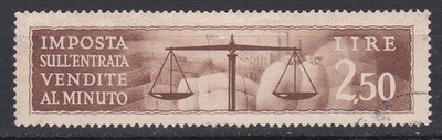 Italy 1940/42 - Stamp stamp for entry tax, retail sale