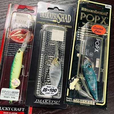 Megabass POP X Limited Color Bass Lure Set Lucky Craft Stacy