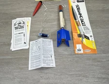 Centuri Screaming Eagle Vintage Toy Model Rocket & Parachute W/ Photo-fact 1978!