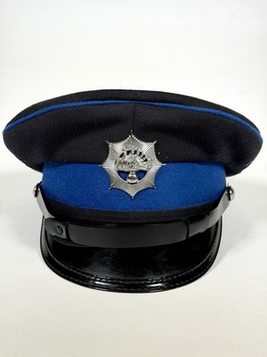 Vintage Dutch Gendarmerie Chief Schirmmütze