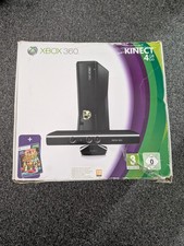 Microsoft Xbox 360 Slim Kinect & Adventures Bundle 4GB Matte Black Console
