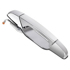 Exterior Chrome Door Handle Rear Left Driver Side Replacement for 2007-2013