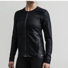 NOBULL Women's Twill Zip Up Jacket Army Green Women's Size Large