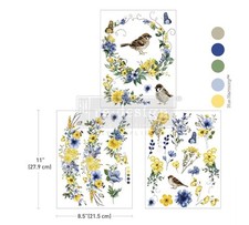 Redesign With Prima "SUNLIT AVIARY" Middy Decor Transfer, DIY Furniture Decal