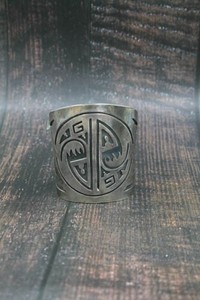 *Unmarked Large Native Cuff Bracelet 147.4g