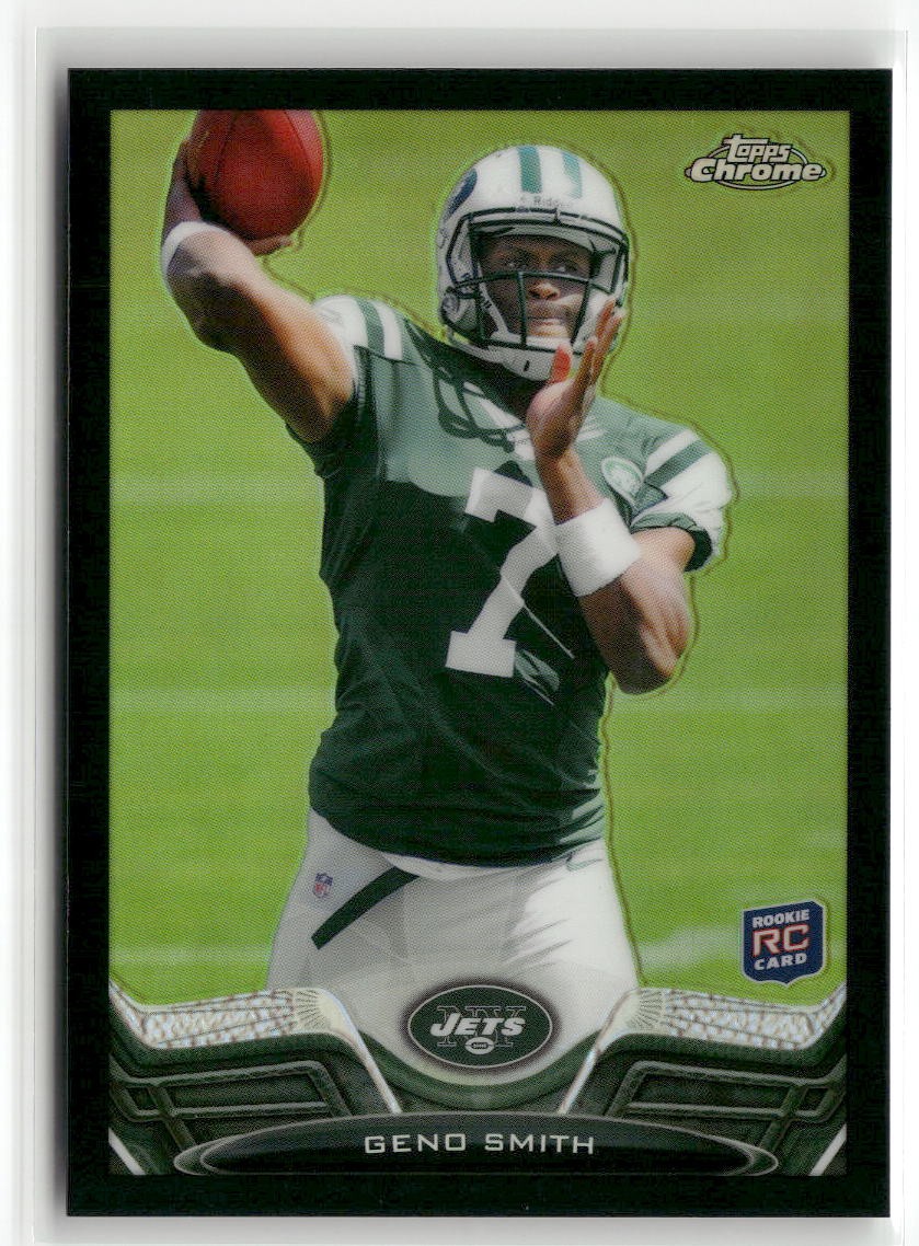2013 Topps Chrome #21 Geno Smith Black Refractors #/299 RC ☘️189